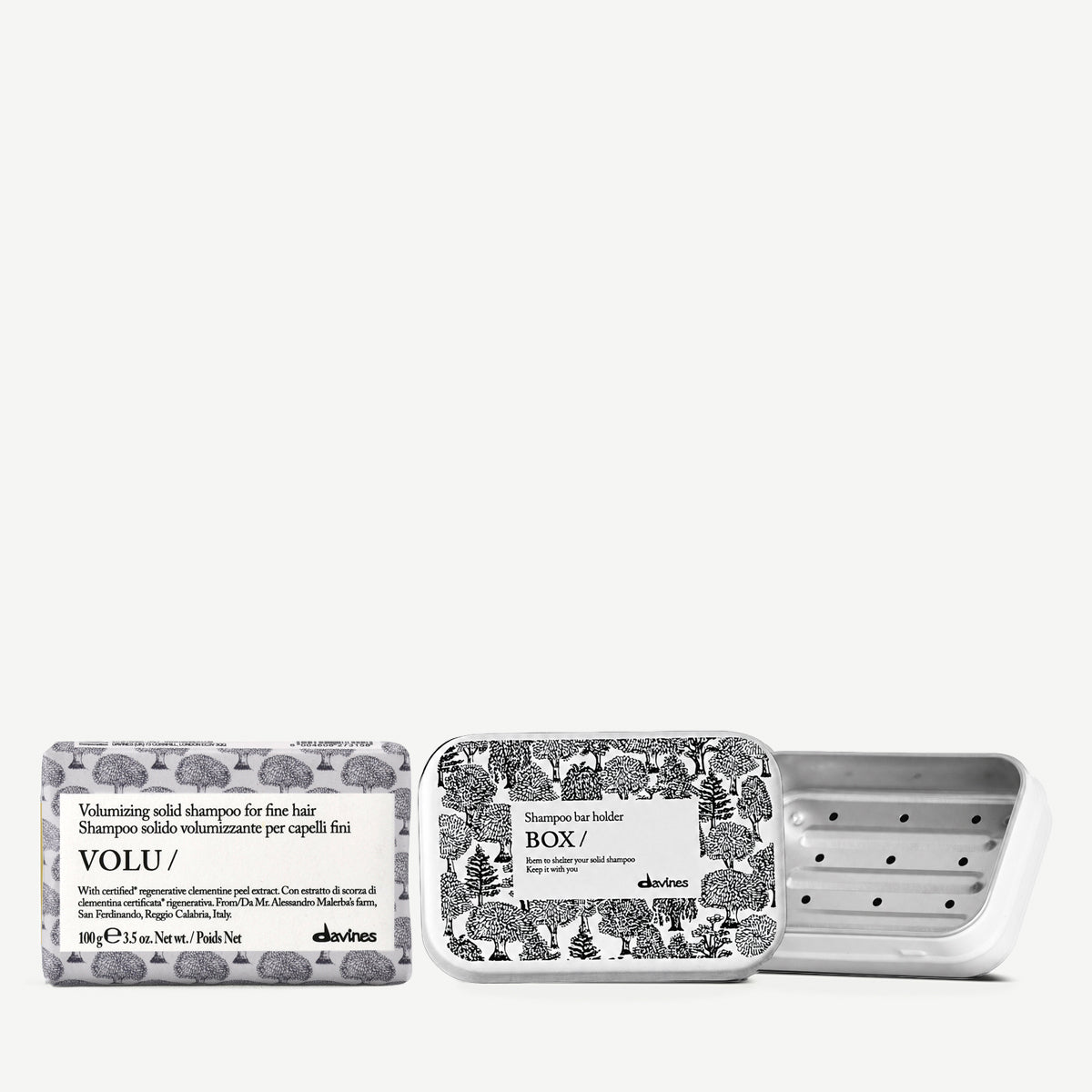 VOLU Solid Shampoo + Custodia 1 1 kitDavines