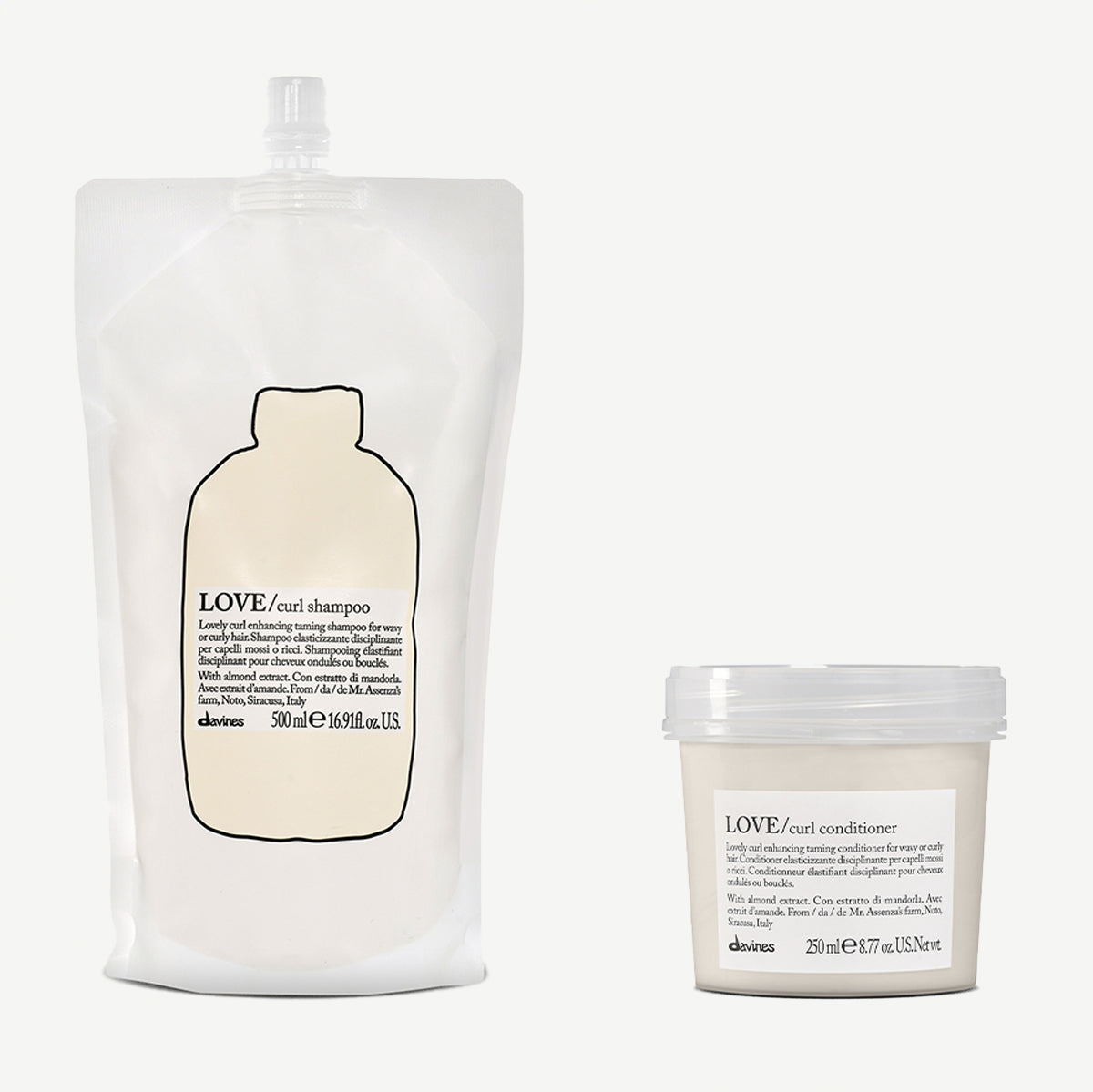 Duo Ricarica LOVE CURL 1 2 pz.Davines