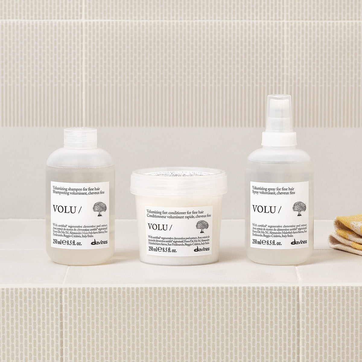 Davines VOLU Hair Mist - Volumizzante spray leave-on per capelli fini