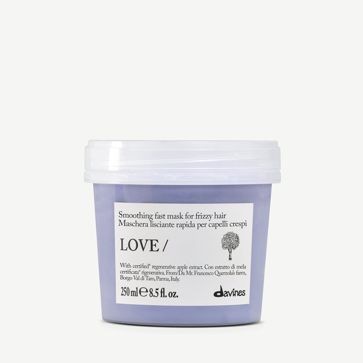 Davines LOVE SMOOTHING Mask - Maschera lisciante istantanea per capelli crespi