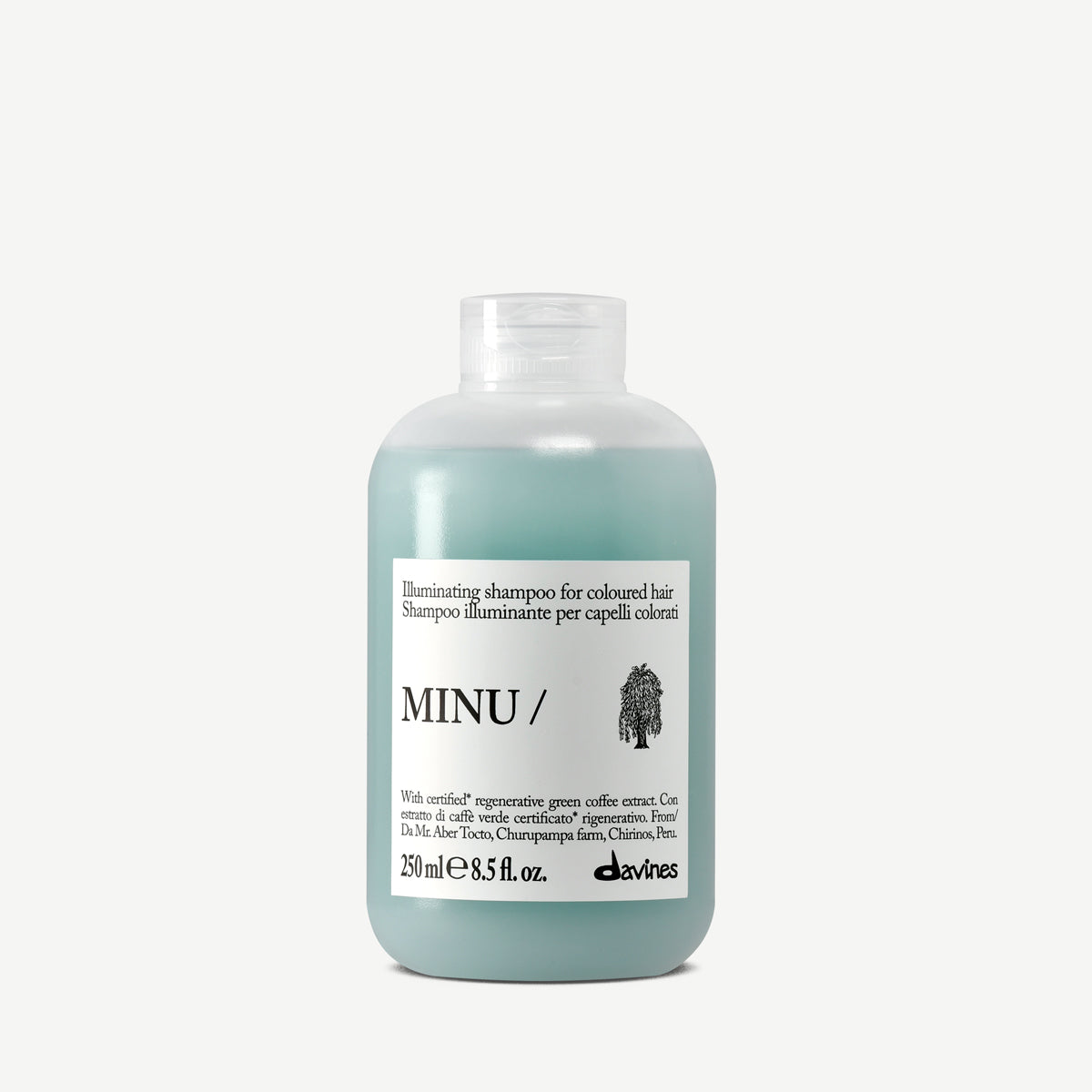 Davines MINU Shampoo - Shampoo per capelli colorati illuminante e protettivo