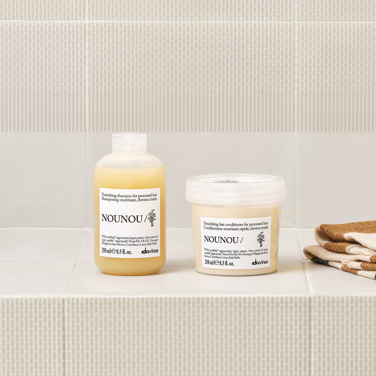 Davines NOUNOU Conditioner - Balsamo nutriente ad azione rapida per capelli trattati