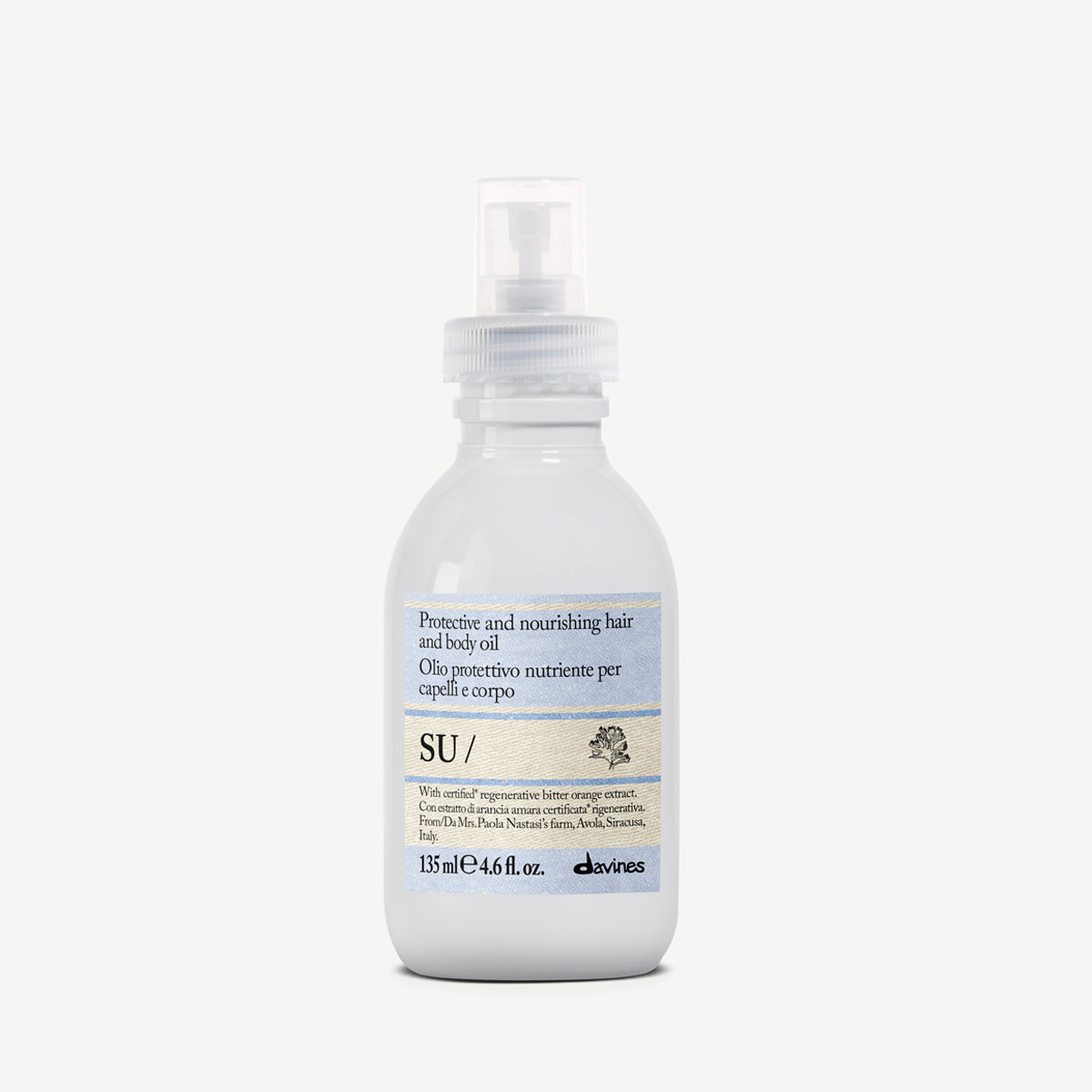 Davines SU Hair & Body Oil - Olio protettivo e nutriente per corpo e capelli