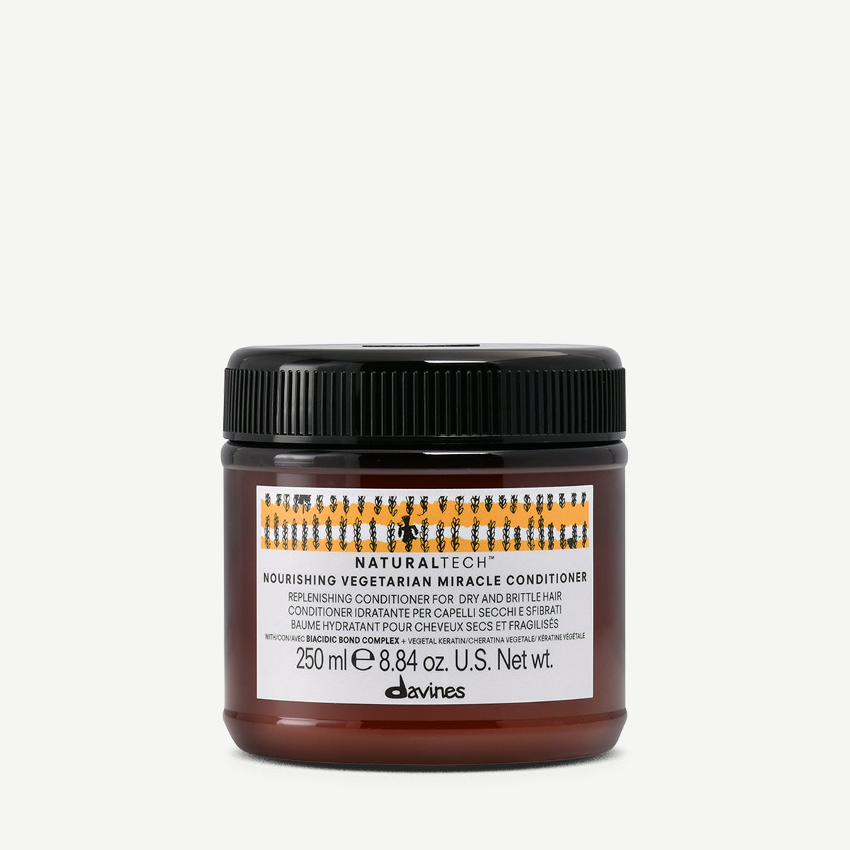 Davines NOURISHING Vegetarian Miracle Conditioner - Balsamo idratante per capelli secchi e sfibrati