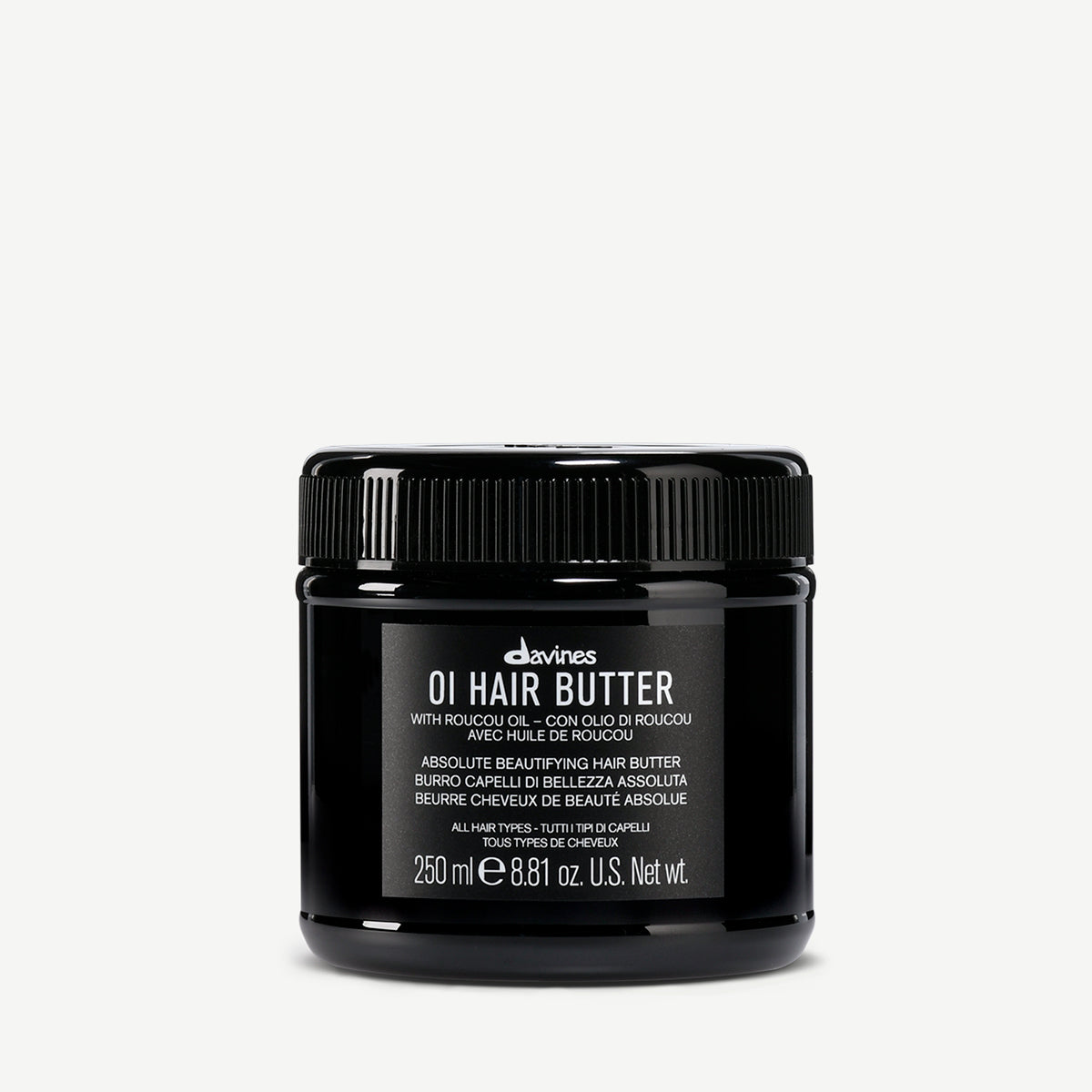 Davines OI Hair Butter - Burro capelli nutriente e anticrespo per morbidezza e lucentezza assolute.