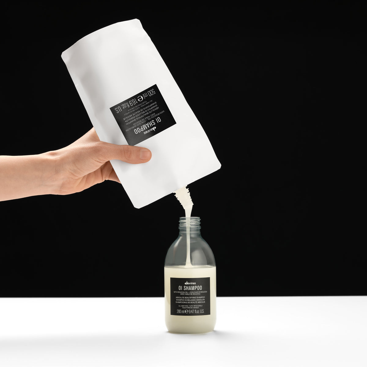 Davines OI Shampoo - Shampoo delicato per lavaggi frequenti, dona morbidezza e lucentezza a tutti i tipi di capelli