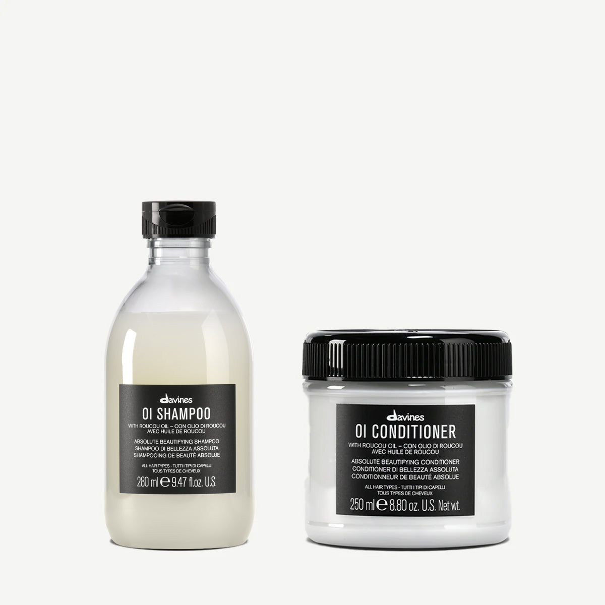 Davines OI Shampoo + Conditioner - Shampoo e conditioner delicati e antiossidanti