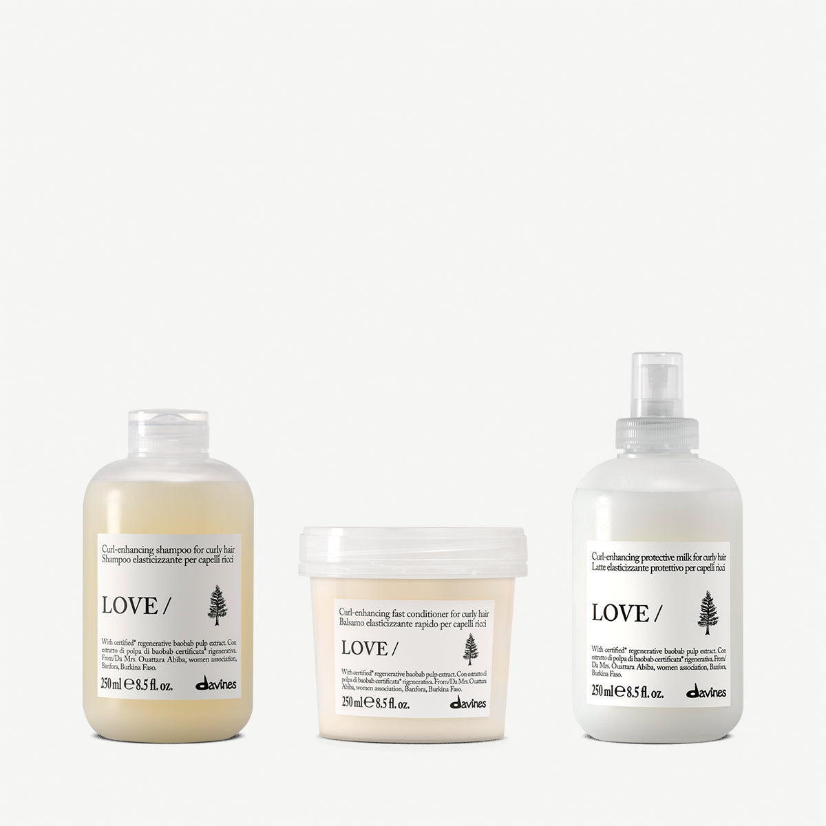Davines Kit LOVE Curl - Routine elasticizzante per capelli ricci o mossi