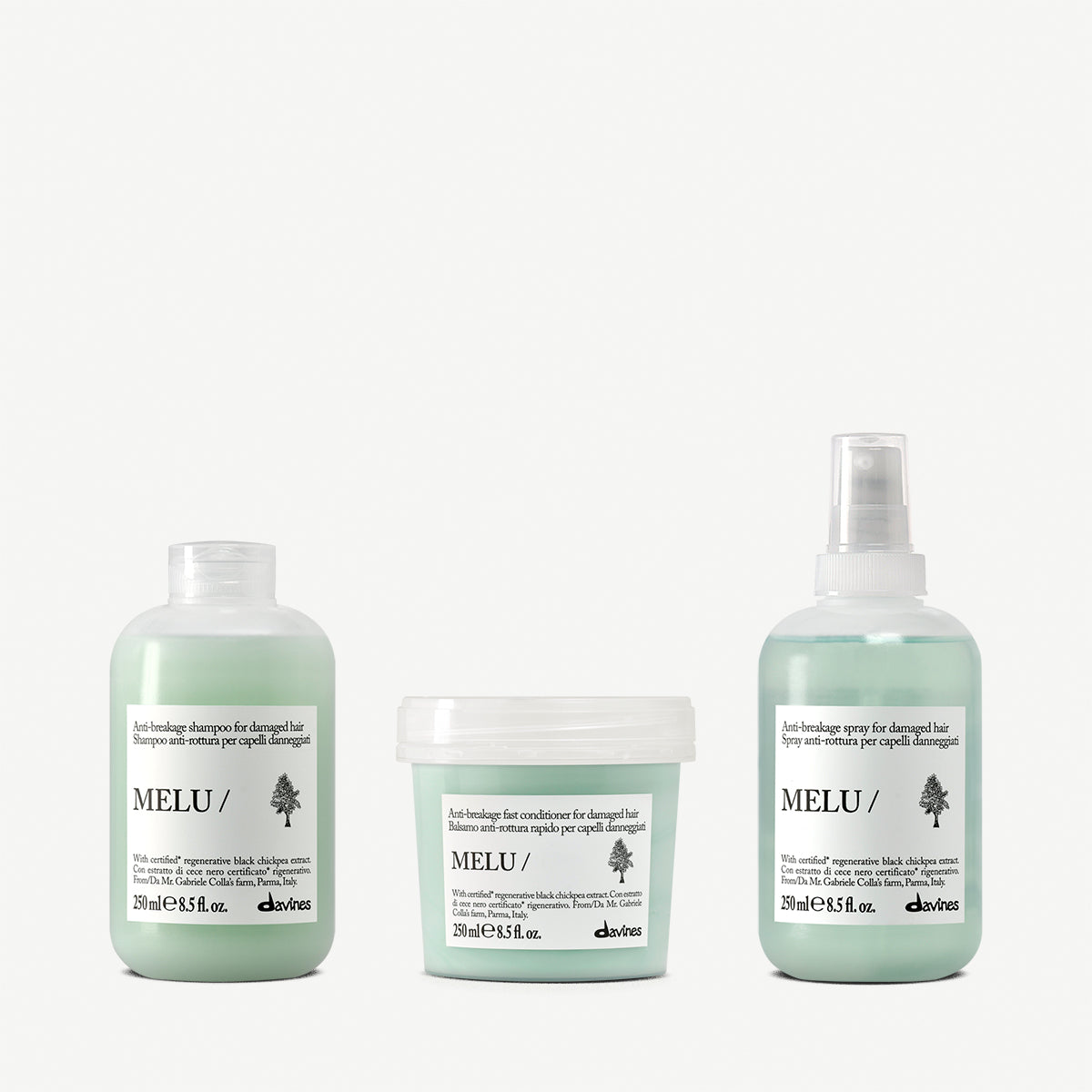 Davines Kit MELU - Routine anti-rottura per capelli lunghi