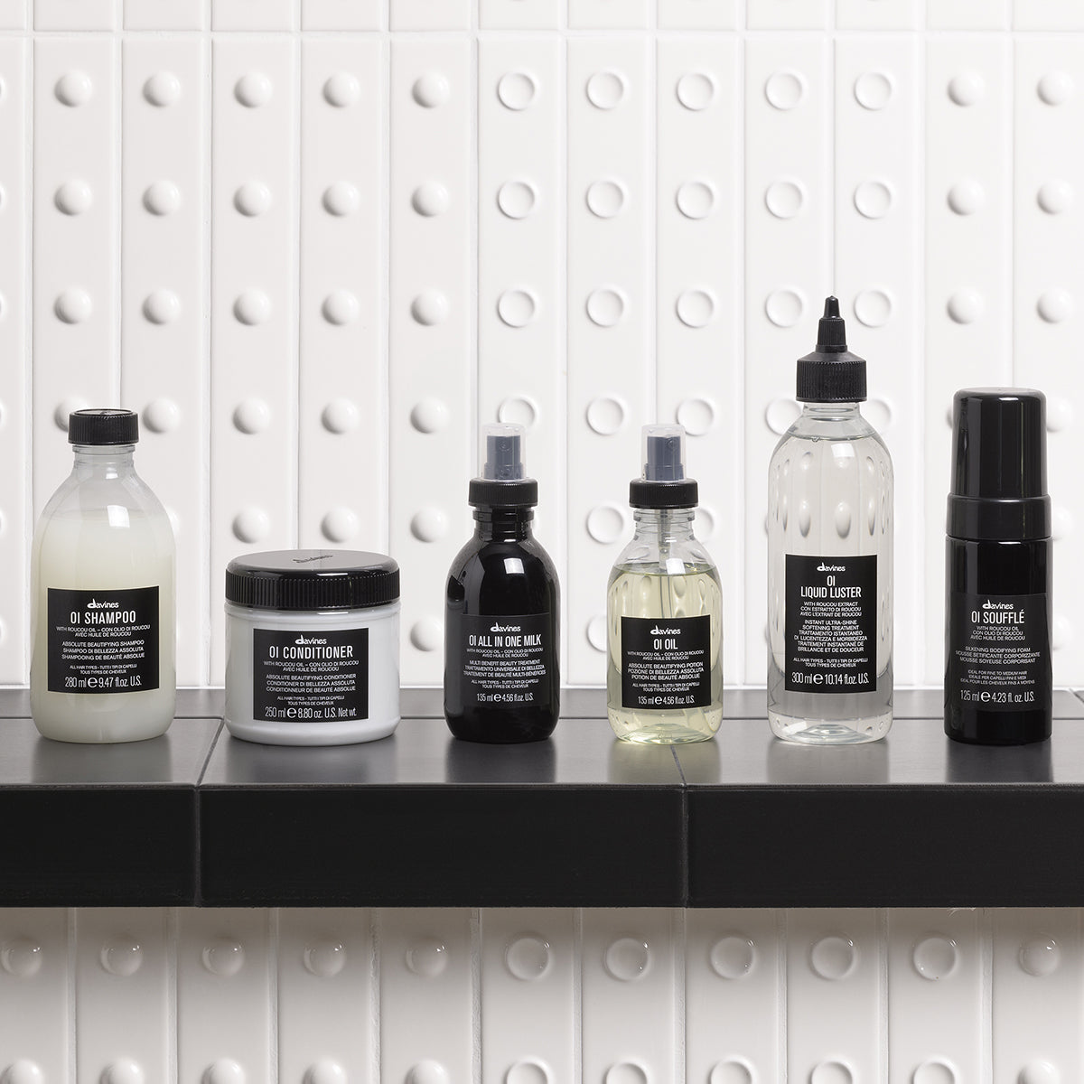 Davines OI Shampoo - Shampoo delicato per lavaggi frequenti, dona morbidezza e lucentezza a tutti i tipi di capelli
