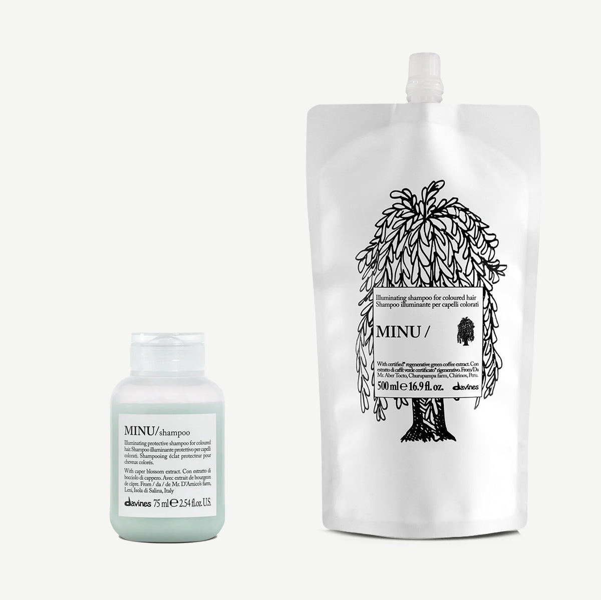 Kit Ricarica Viaggio MINU Shampoo 1 1 kitDavines