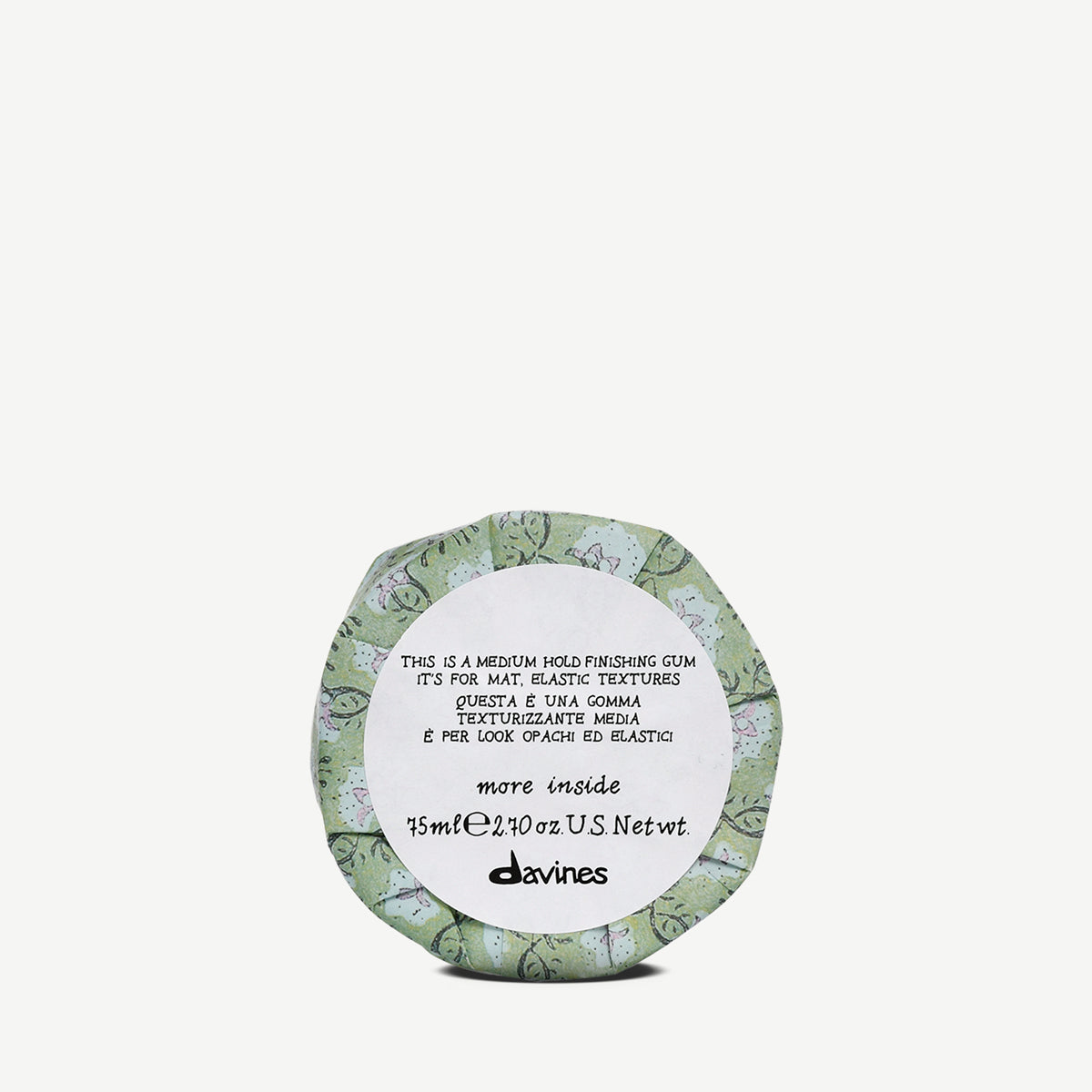 Davines Questa è una Gomma Texturizzante Media - Gomma capelli texturizzante a tenuta media per look opachi ed elastici