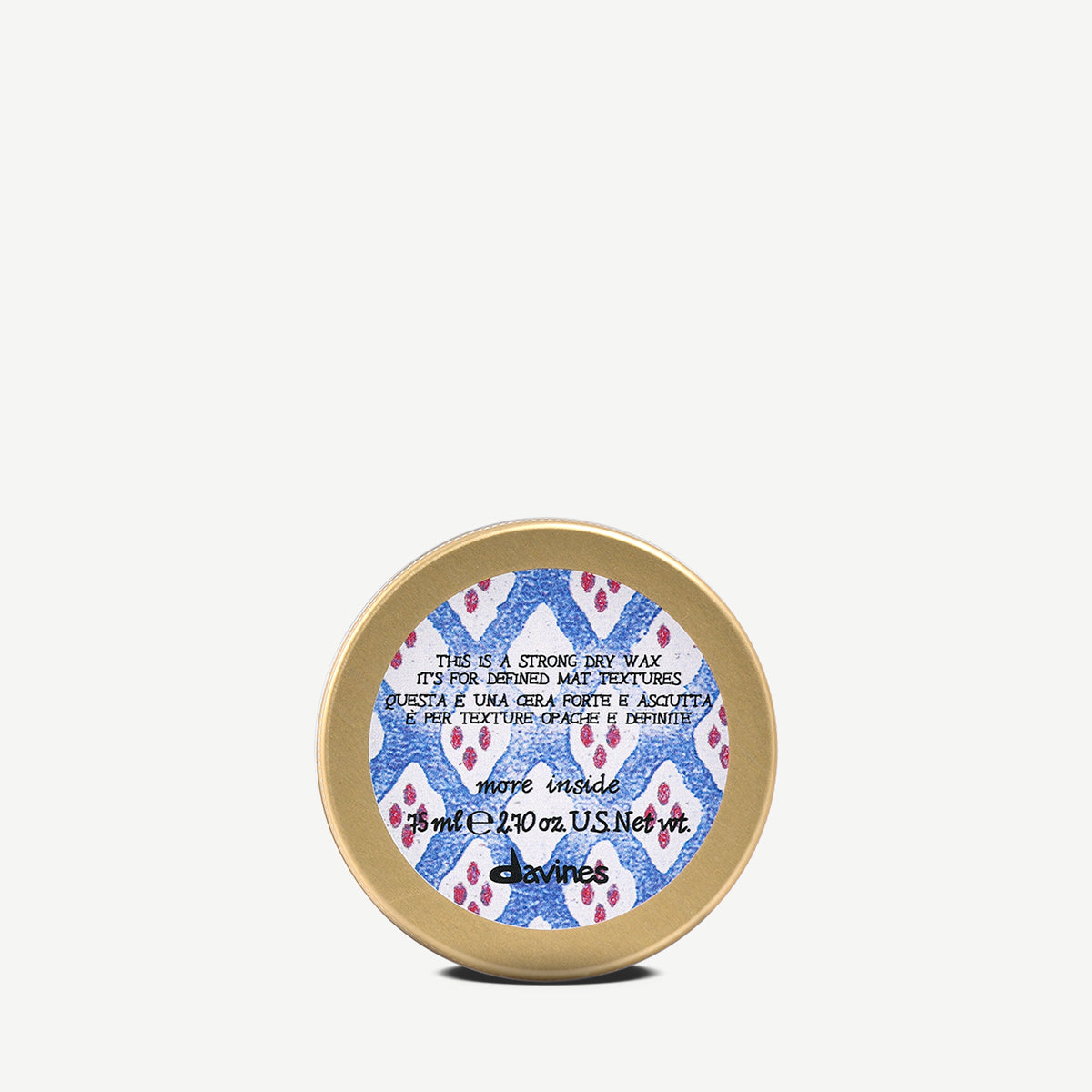 Davines Questa è una Cera Forte Asciutta - Cera capelli a tenuta forte per texture opache e definite