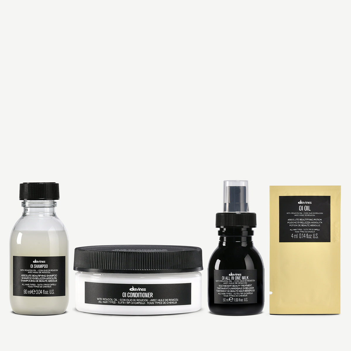 Davines OI Travel Kit - Kit per capelli splendenti