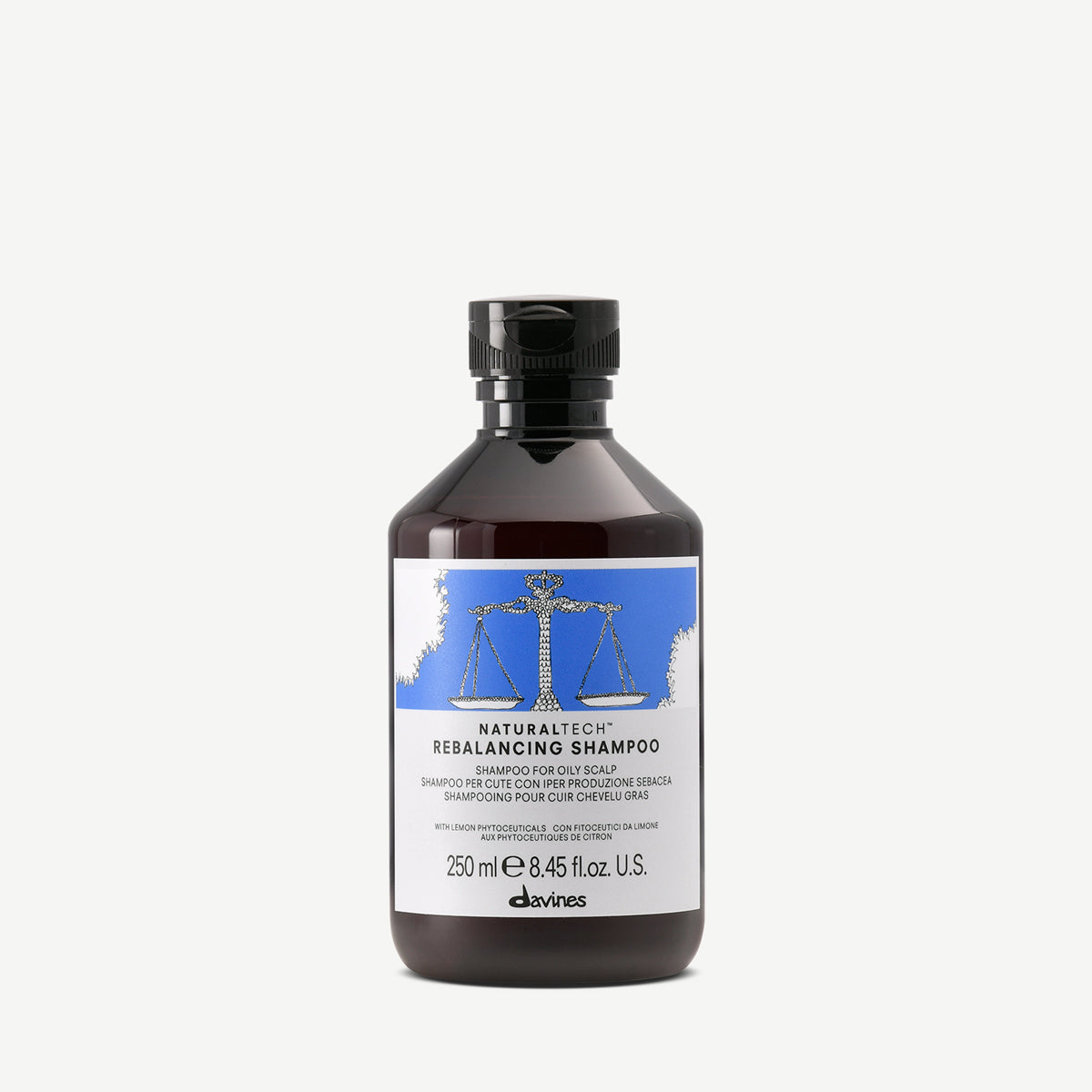 Davines REBALANCING Shampoo - Shampoo riequilibrante per cute con iperproduzione sebacea
