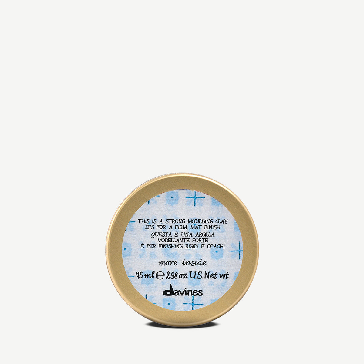 Davines Questa è una Argilla Modellante - Cera per capelli a texture argilla per finishing rigidi e opachi