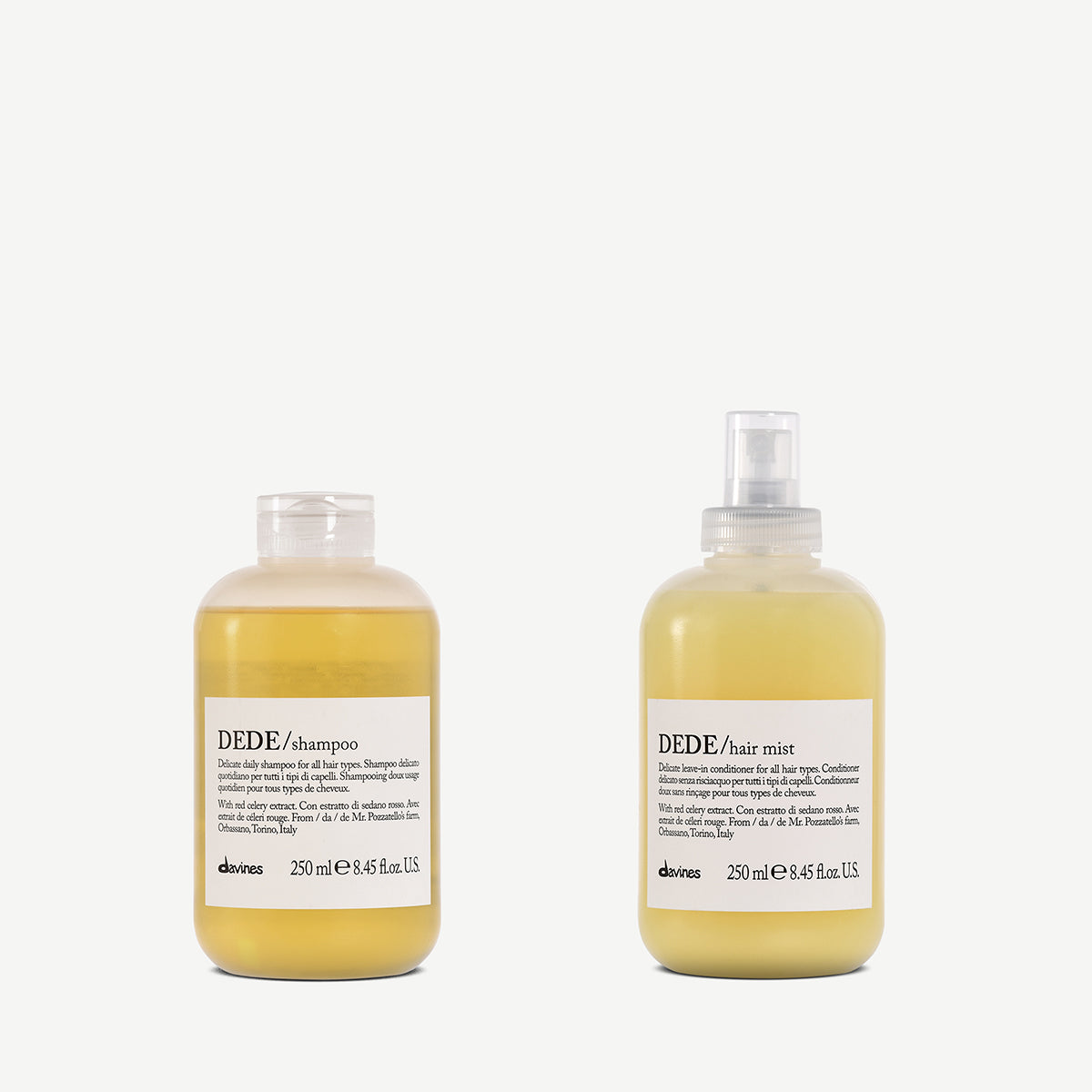DEDE Shampoo + Hair Mist 1  2 pz.Davines