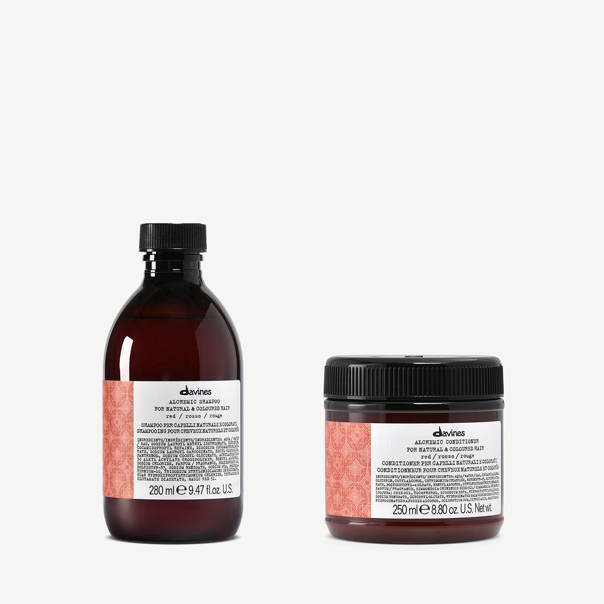 Kit capelli rossi naturali 1  Davines