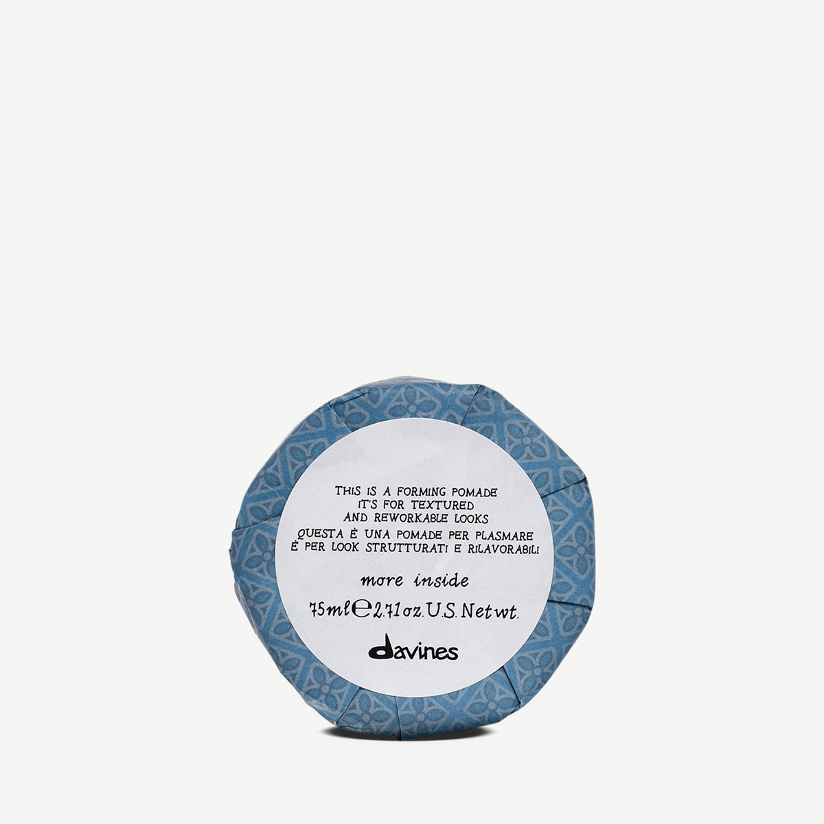Davines Questa è una Pomade Per Plasmare - Cera capelli morbida per plasmare look strutturati e rilavorabili effetto invisibile
