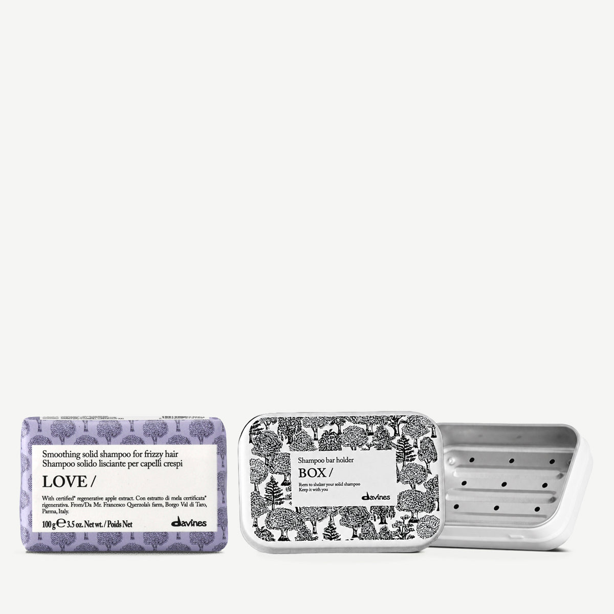 LOVE Shampoo bar + Custodia 1  1 kitDavines
