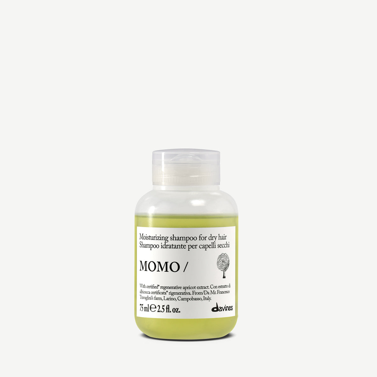 
Davines MOMO Shampoo - Shampoo idratante per capelli secchi