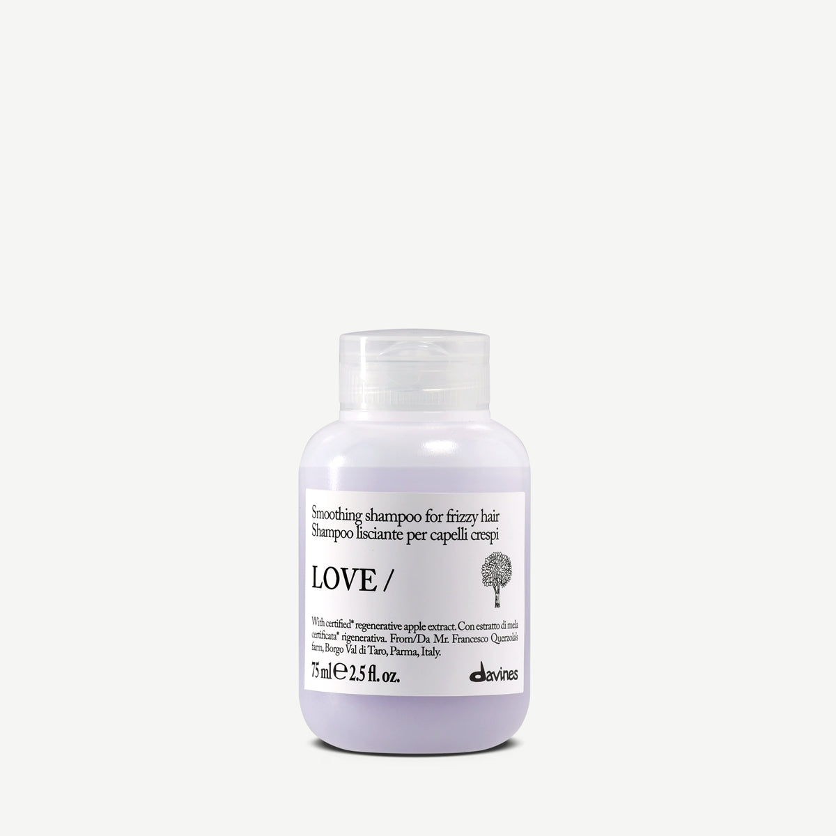 
Davines LOVE Smoothing Shampoo - Shampoo lisciante per capelli crespi o indisciplinati