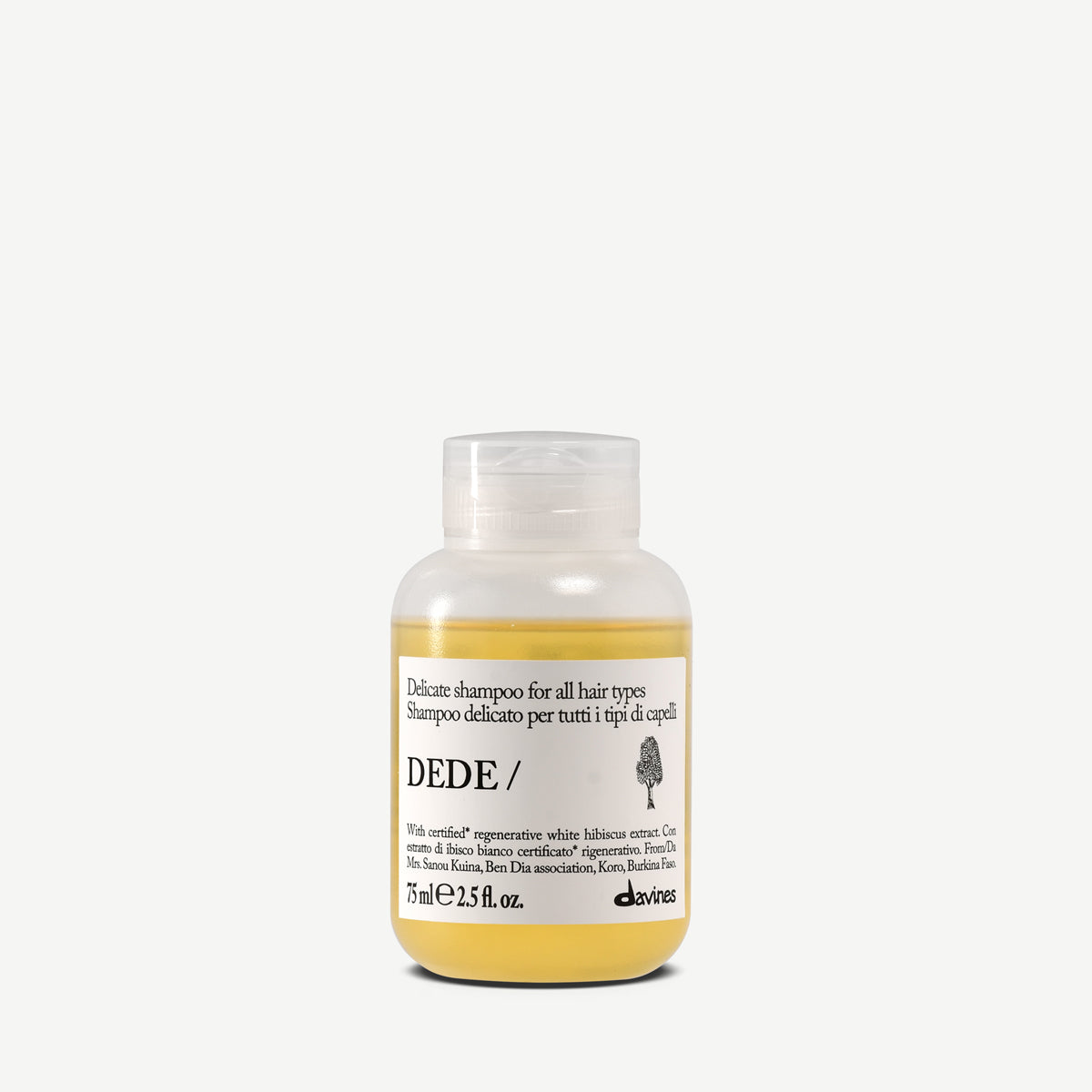 
Davines DEDE Shampoo - Shampoo delicato quotidiano adatto a tutti i tipi di capelli