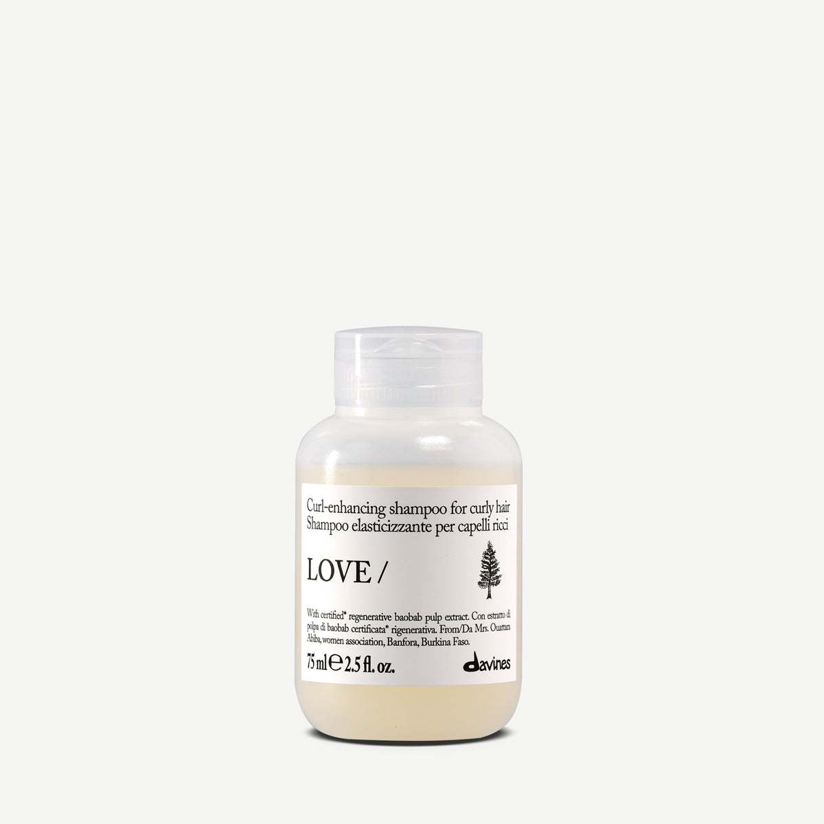 
Davines LOVE CURL Shampoo - Shampoo elasticizzante per capelli ricci o mossi