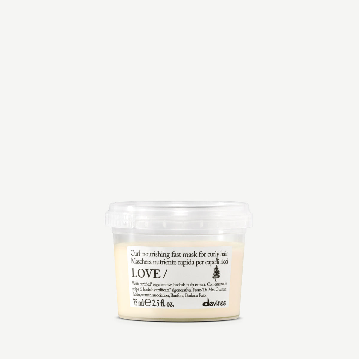 
Davines LOVE CURL Mask - Maschera rapida nutriente per capelli ricci