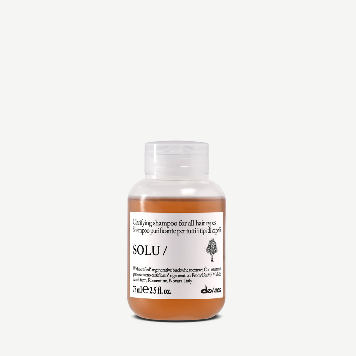 
Davines SOLU Shampoo - Shampoo purificante per tutti i tipi di capelli