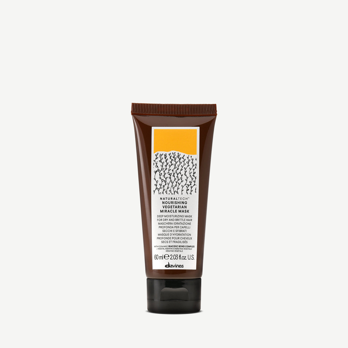 
Davines NOURISHING Vegetarian Miracle Mask - Maschera extra idratante per capelli secchi e sfibrati