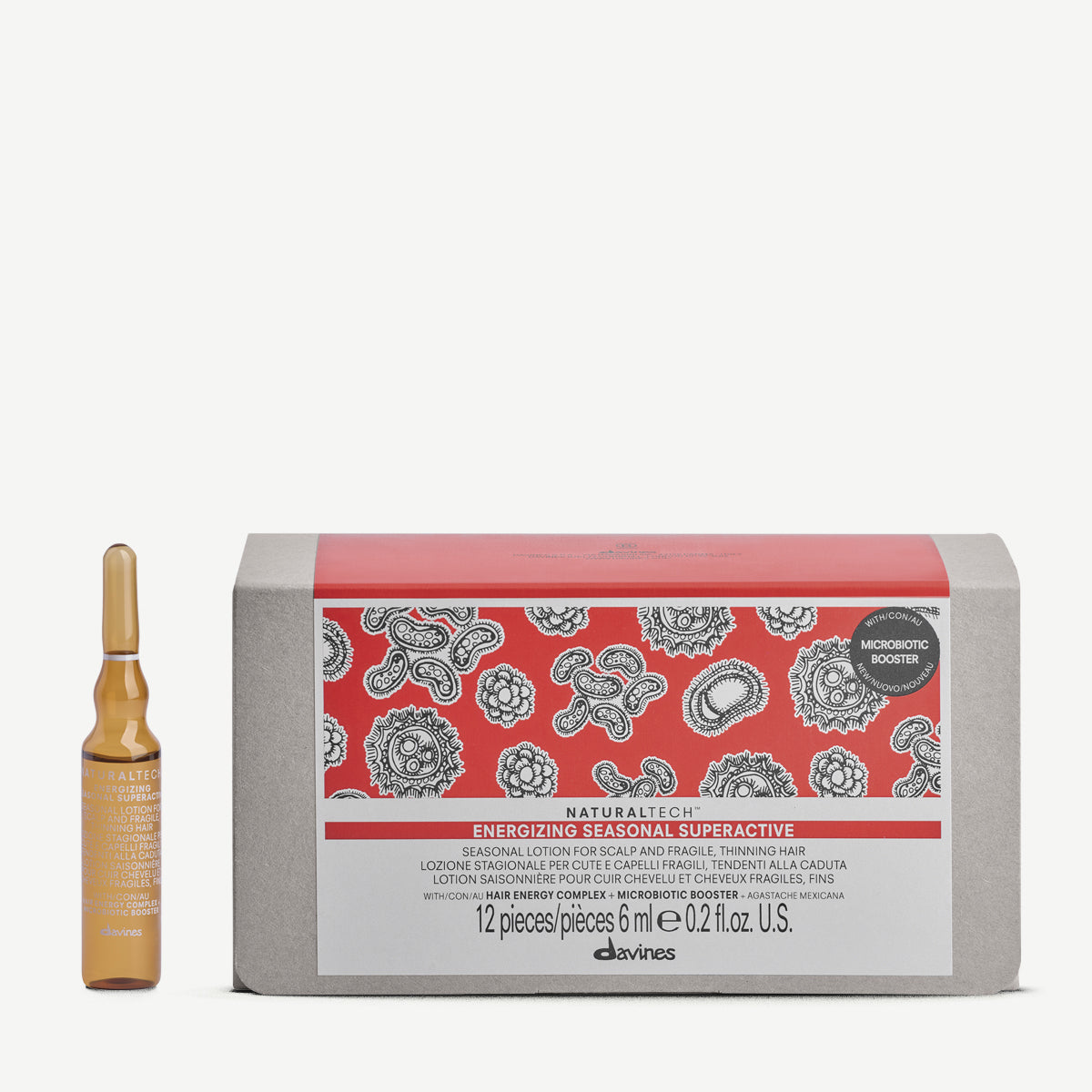 
Davines ENERGIZING Seasonal Superactive - Lozione stagionale per cute e capelli fragili, tendenti alla caduta
