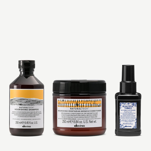 Shampoo, balsamo e maschera leave-in per capelli colorati e danneggiati Set Riparazione e Protezione Colore | Davines Shampoo, balsamo e maschera leave-in per capelli colorati e danneggiati Set Riparazione e Protezione Colore | Davines