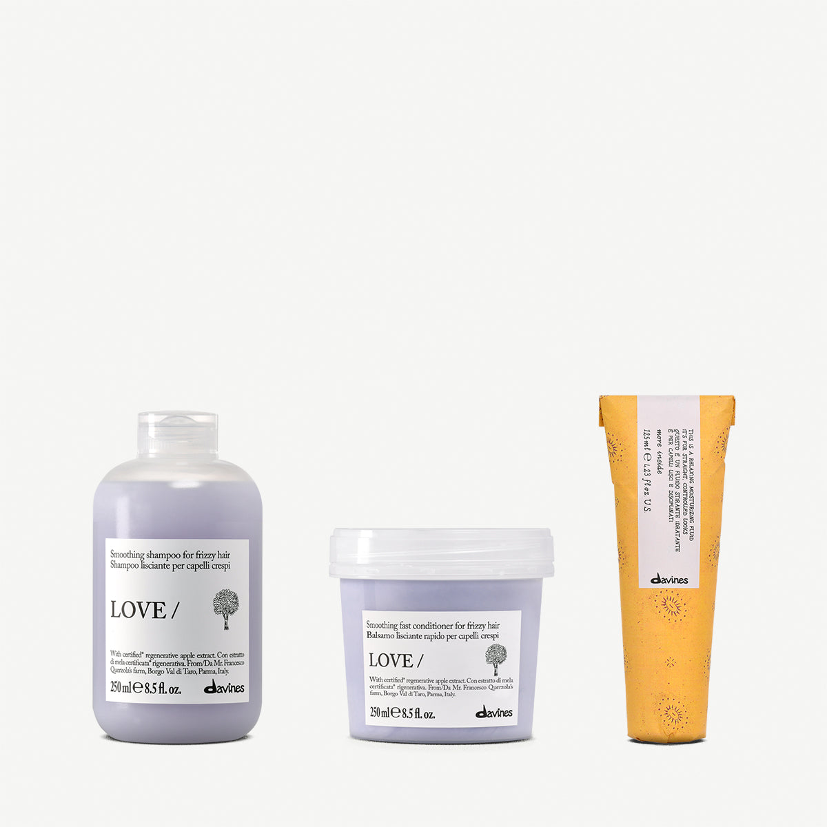 I tuoi alleati per capelli disciplinati e idratati Kit lisci perfetti | Davines I tuoi alleati per capelli disciplinati e idratati Kit lisci perfetti | Davines
