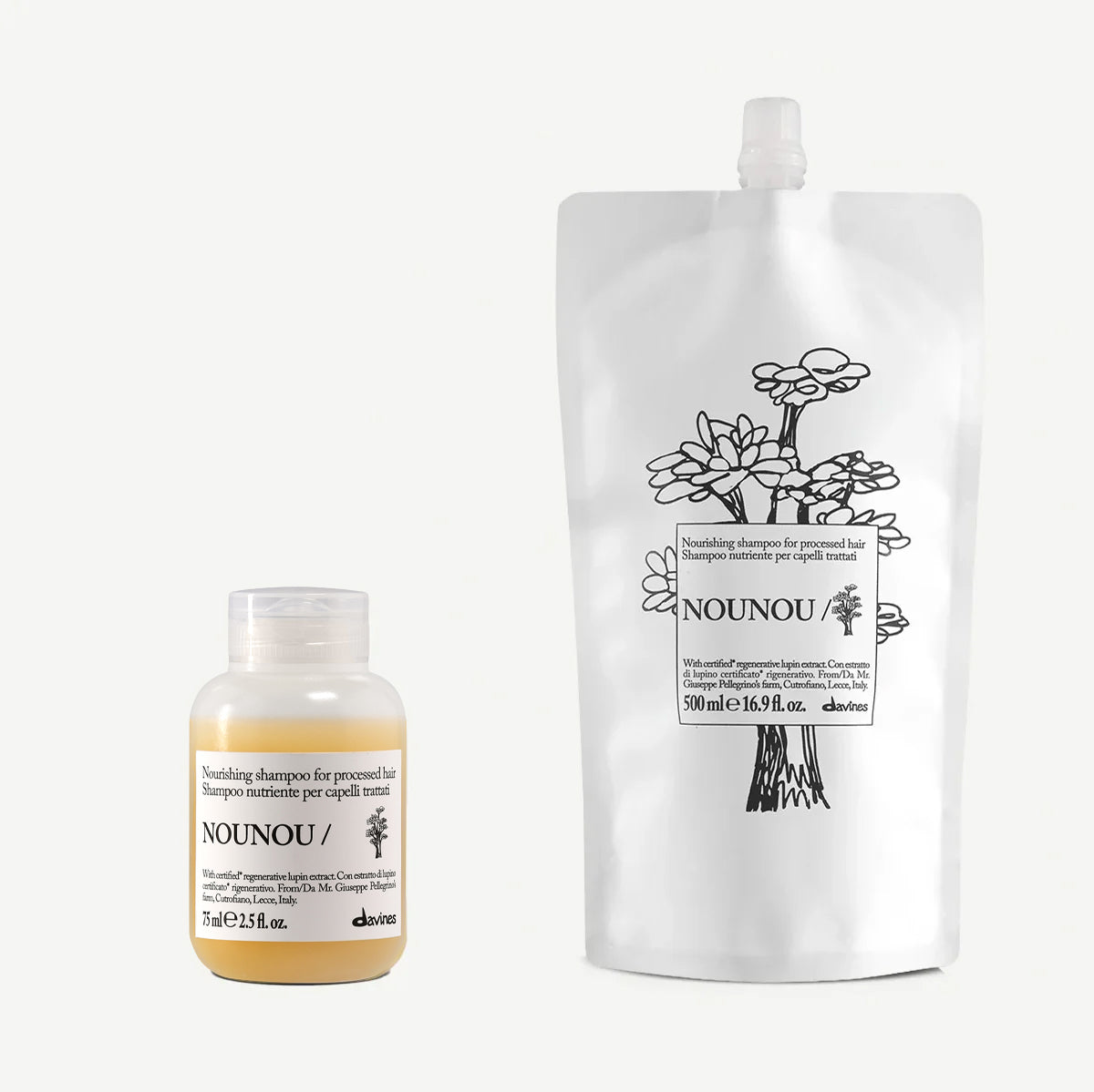 Kit Ricarica Viaggio NOUNOU Shampoo 1  1 kitDavines
