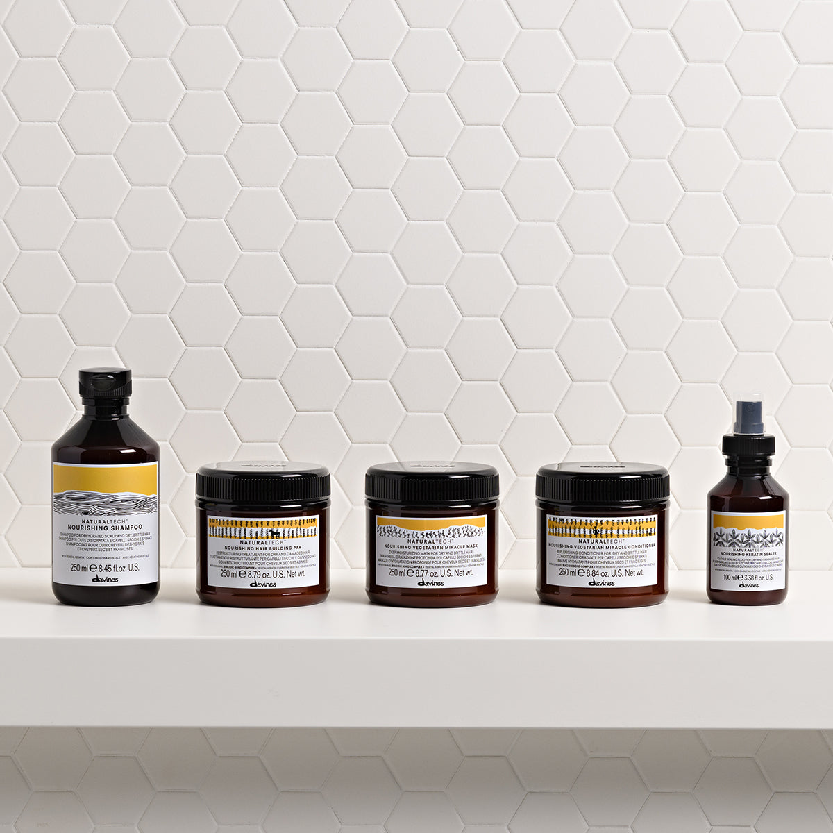 
Davines NOURISHING Vegetarian Miracle Mask - Maschera extra idratante per capelli secchi e sfibrati