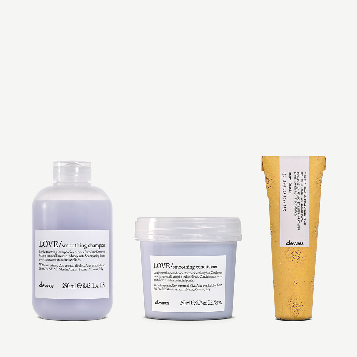 Kit lisci perfetti 1  3 pz.Davines
