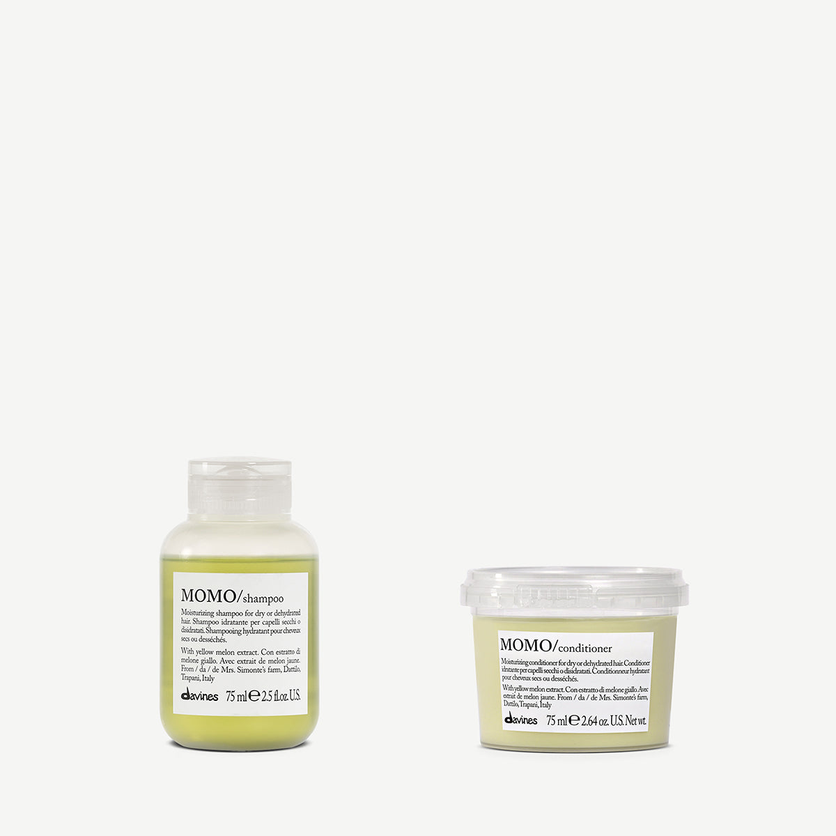 Kit idratante per capelli secchi MOMO Travel Kit | Davines