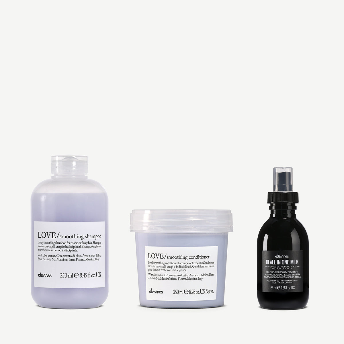 LOVE SMOOTHING + OI Kit - Davines