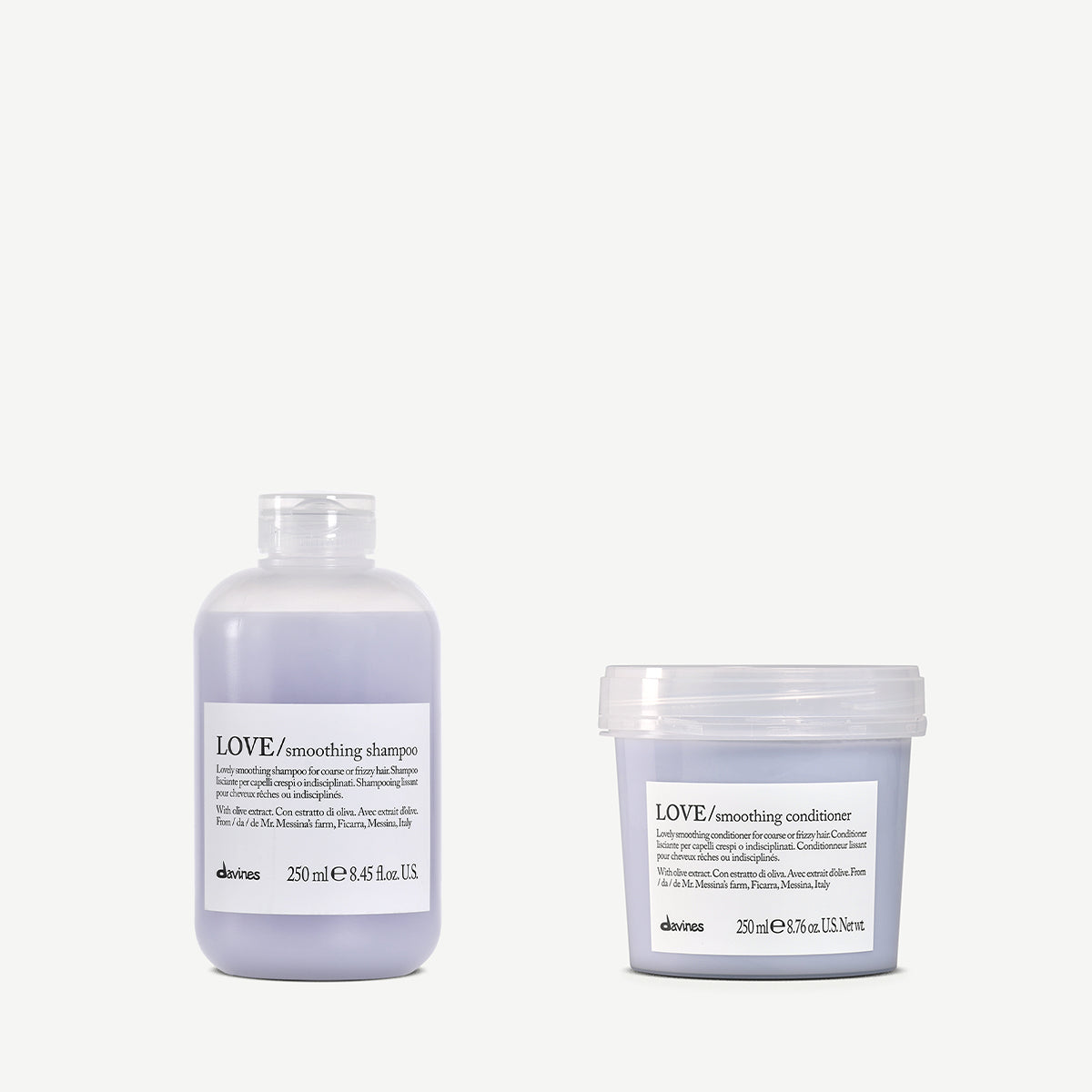 LOVE Smoothing Shampoo + Conditioner 1  Davines
